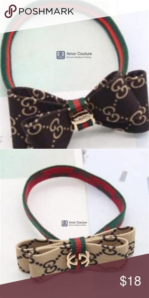 gucci silk hair tie|gucci hair band price.